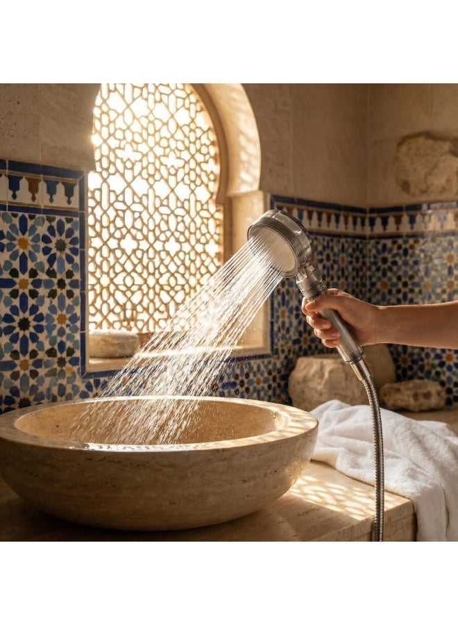 رأس دش فلترة رويال بيوريتي (رمادي)– عبوة فاخرة مع نظام ترشيح متقدم لصحة الأطفال والعناية بالبشرة والشعر - Image 5